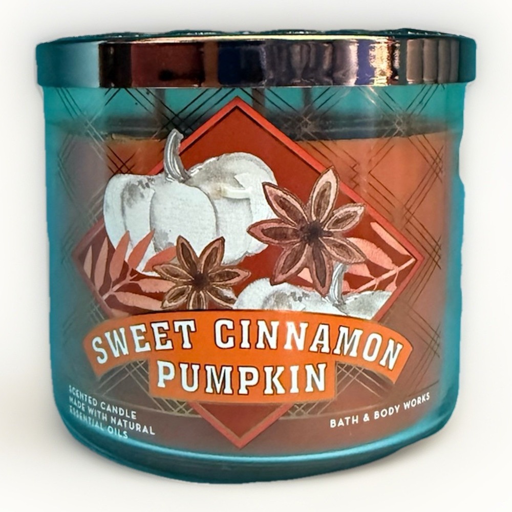 Bath & Body Works Sweet Cinnamon Pumpkin 3-Wick Scented Candle